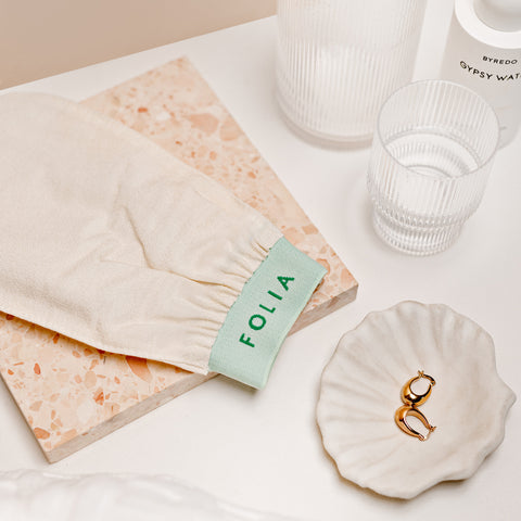 Silk Exfoliating Fake Tan Removal Mitt - Folia Body